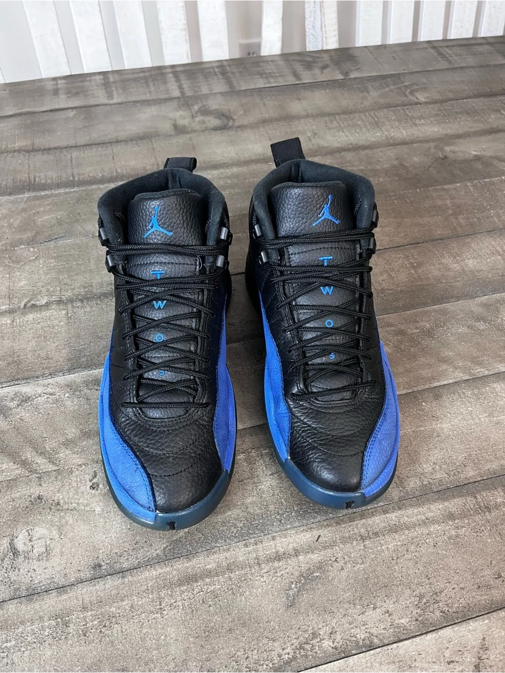 Nike Air Jordan Retro 12 Black Game Royal Size 8 Men's